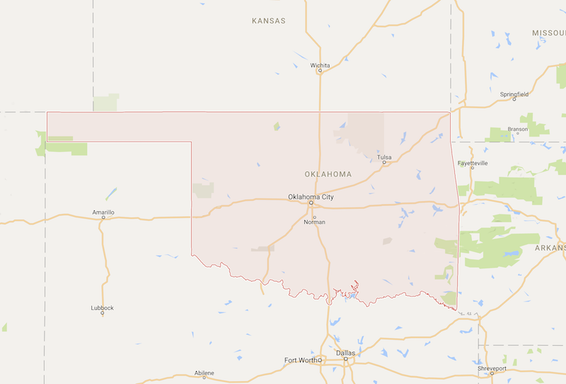 Absolute Data Shredding's Service Area in Oklahoma